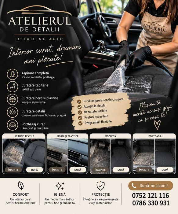 Detailing auto- Masina ta valoreaza bani. Nu-i pierde din neglijenta!