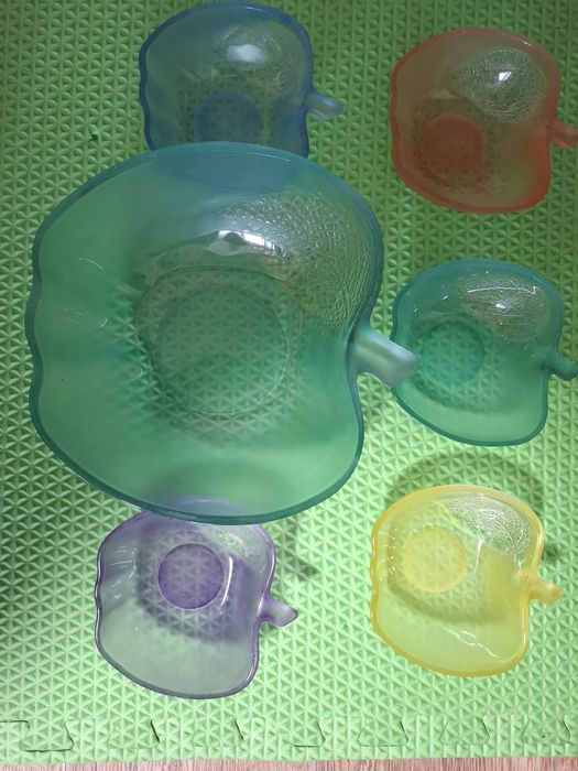 Набор стеклянных салатников