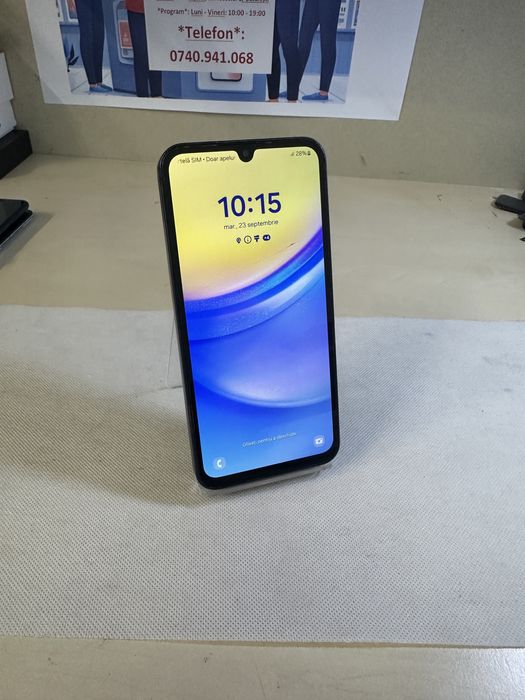 Samsung a15 / 128 gb / 99% baterie / folie sticla cadou