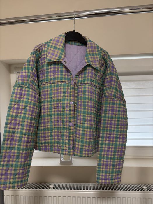 Късо яке риза каре