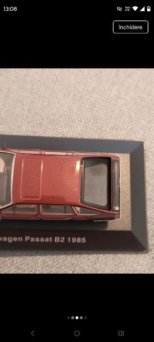 Mașina metalica DeAgostini, model Volkswagen Passat B2 1985