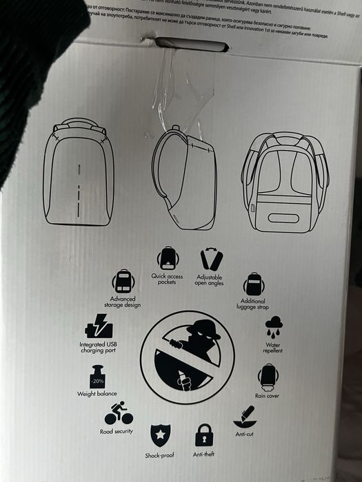 Rucsac/Ghiozdan XD Design anti furt  NOU