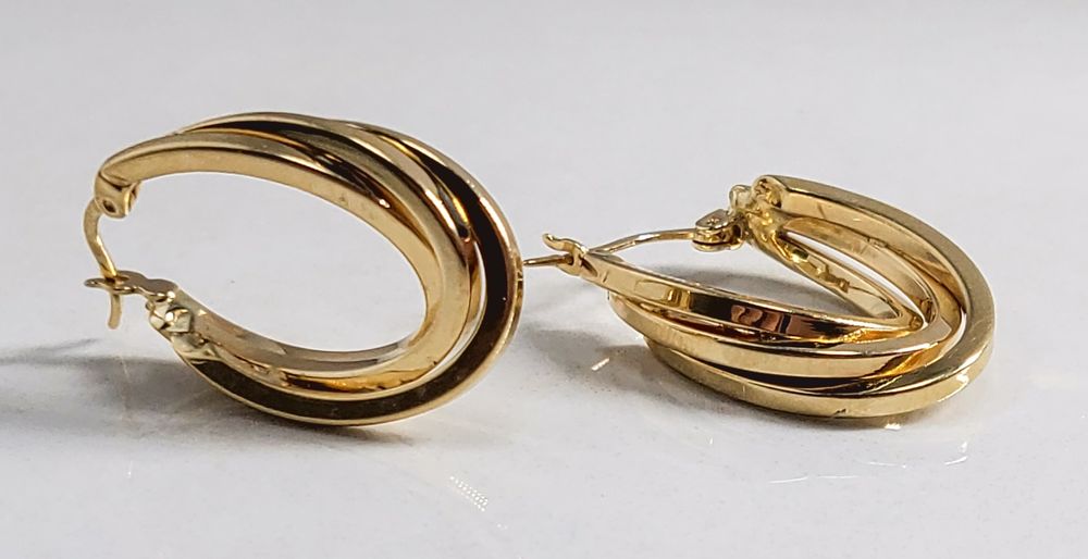 Cercei din aur galben 14K – gramaj 4,00 gr