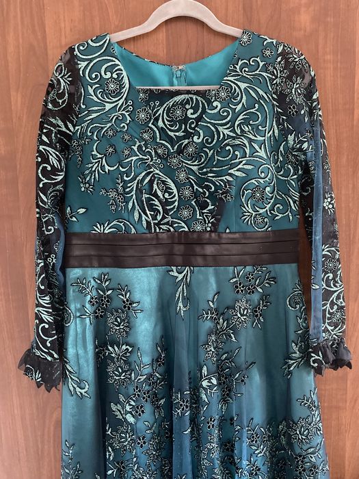 Rochie de ocazie, de nunta, marimea 44, culoare albastru
