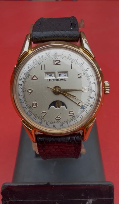 Leonidas Triple Date Moonphase. Servisat