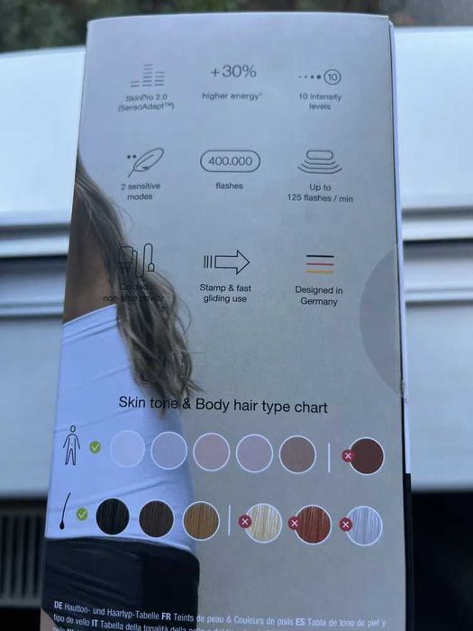 epilator cu ipl braun NOU