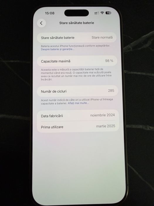Iphone 16 pro max 256gb gold