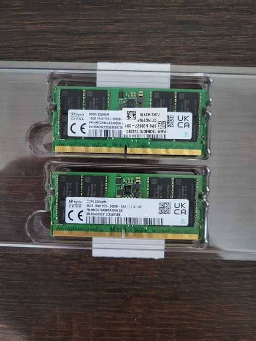 Memorii ram  SK hynix 32 gb ddr 5( 2x16gb )