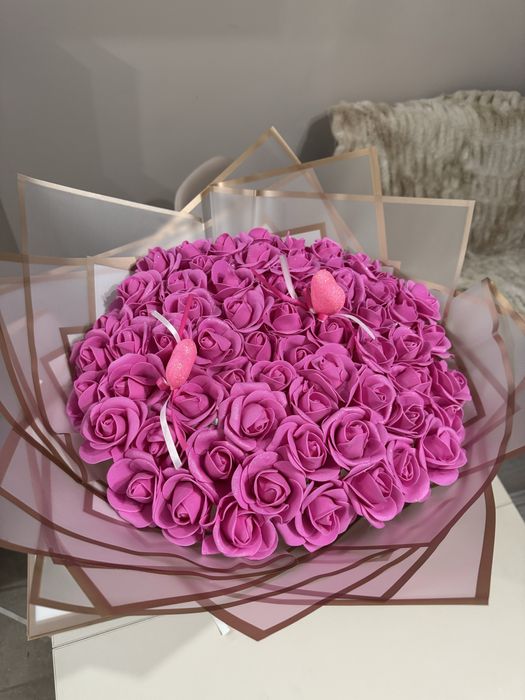 Букет от вечни рози