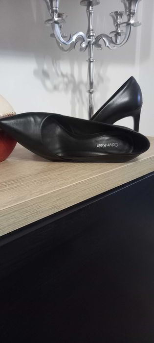 Pantofi din piele Calvin Klein, mărimea 39