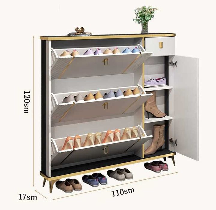 Обувница в прихожую Элегант обувница лофт этажерка шкаф с фрезеровкой