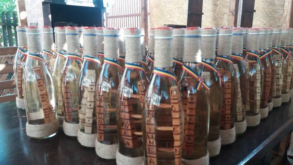 Cadou personalizat – sticlă decorativă handmade cu mesaj la alegere