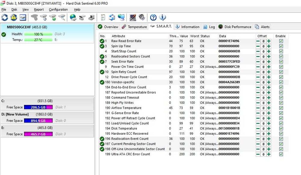 Hard Disk HDD desktop HP 500GB, 3.5", 7200 rpm, SATA III , Model MB0500GCEHF