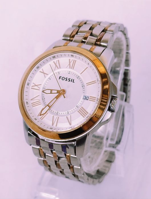 Ceas bărbătesc Fossil Grant FS4965 cu quarț din oțel inoxidabil