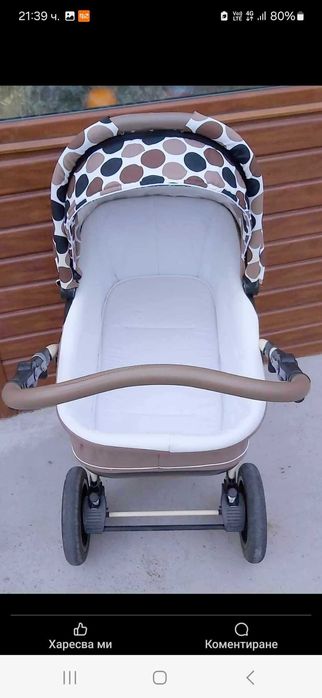 Бебешка количка ZIPPY LUX , кощница,проходилка и аспиратор за нос