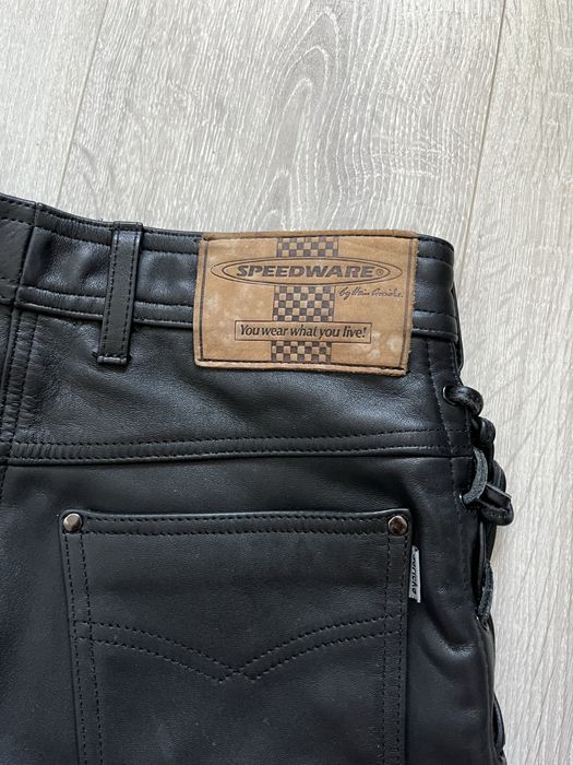 Pantaloni moto dama - piele naturala