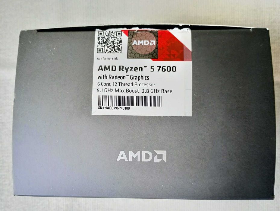 Procesor gaming AM5 Ryzen 5 7600, TDP 65W