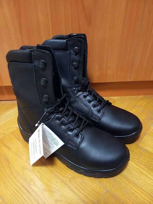 зимни кубинки тип полицейски - естествена кожа