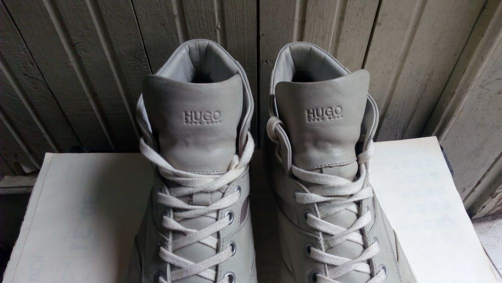 ''HUGO BOSS''оригинални мъжки кожени боти 44.5 номер