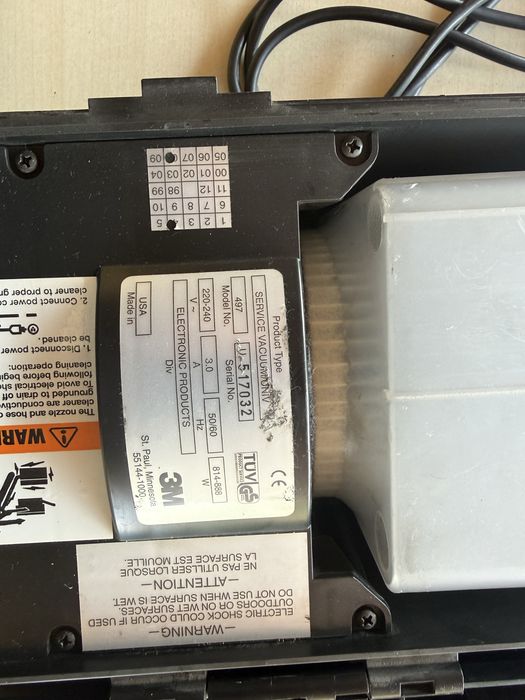 Пылесос 3M . Model 497. Made in USA.