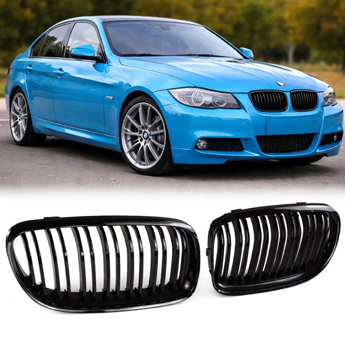 Grile Radiator nari duble M bmw seria 3 e90 lci facelyft 2009-2012