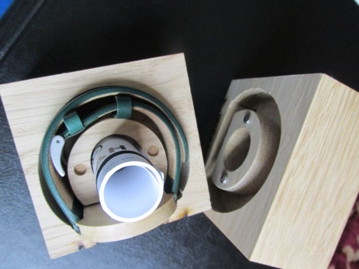 Ceas din lemn NOAH - 45mm Hornbeam NOU + sigilat + acte si garantie