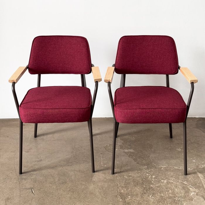 Стулья бордовые винтажные