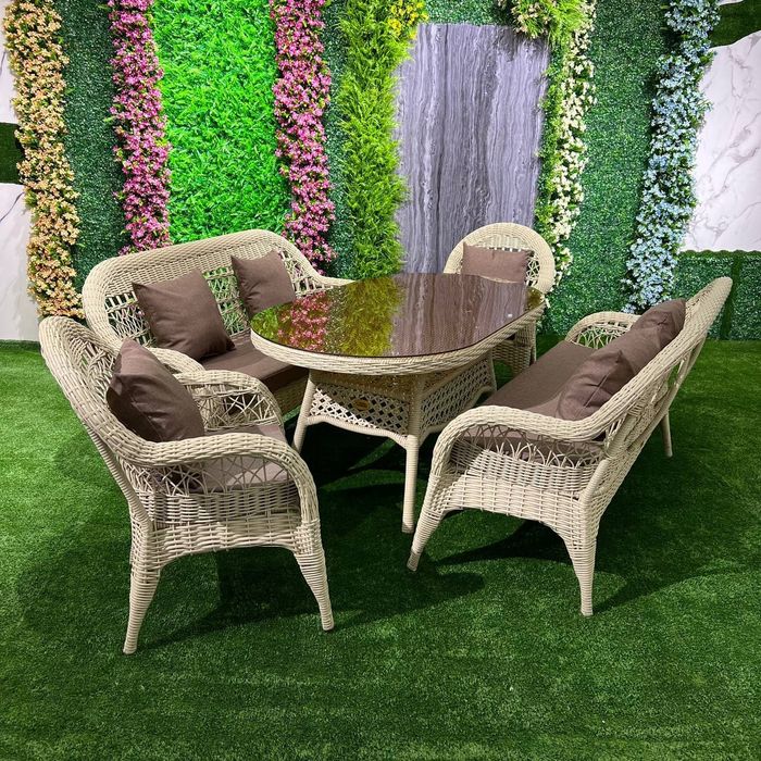 Исскуственные ротанга мебил садовый