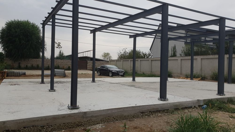 Vand hale metalice structuri demontabil 10x50x4