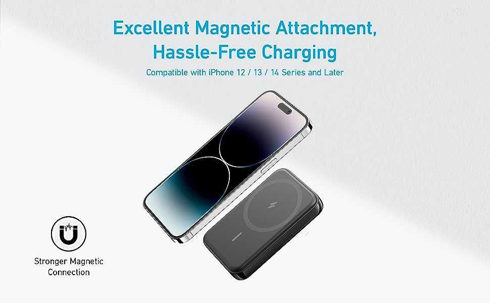 Anker 321 Magnetic Battery-външна USB батерия,5000mAh