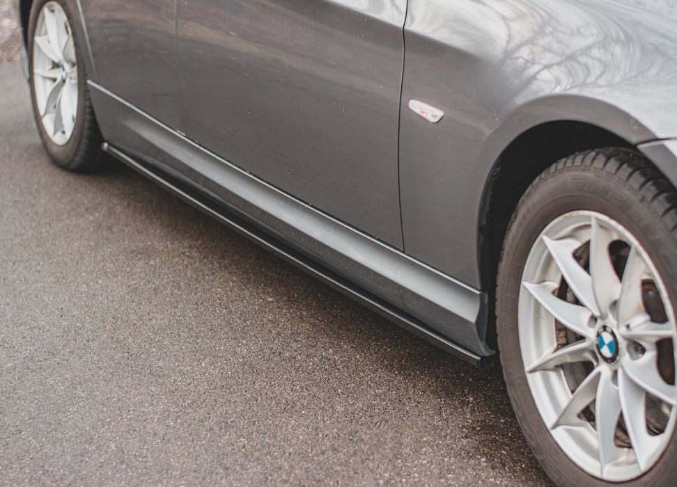 Добавка Прагове BMW БМВ E90 E91 M-Performance - Черен гланц НАЛИЧНИ!!