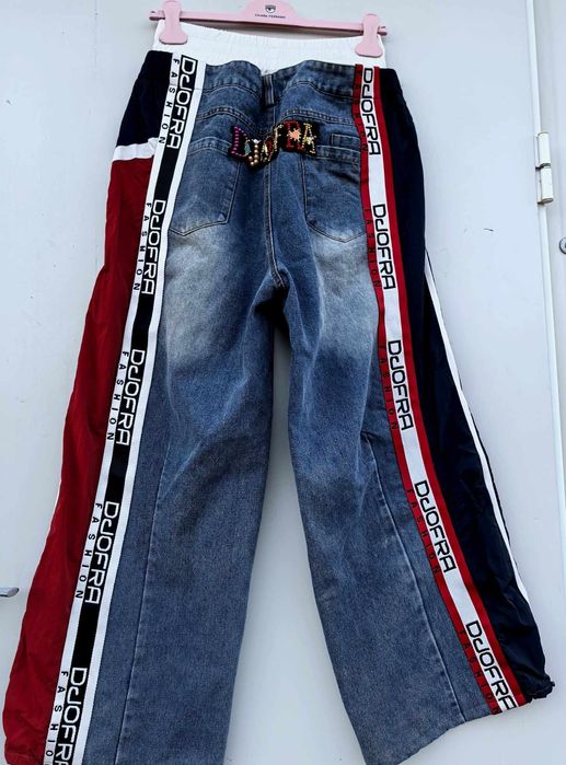 Djofra уникални дамски дънки бойфренд М/Л размер