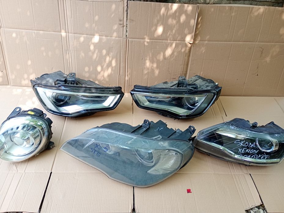 Far faruri xenon Skoda Rapid Fiat 500 Audi A3 BMW X5 E70