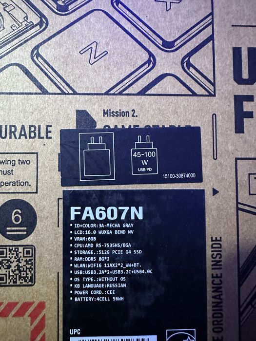 Ноутбук ASUS TUF GAMING 4050