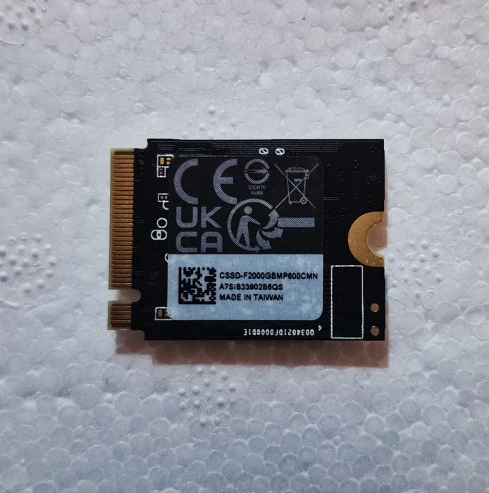 NVMe Corsair MP600 MINI 2TB  PCI Express 4.0 x4 M.2 SSD