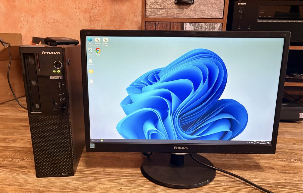 Компютър Lenovo Edge71 + Монитор Philips 22''