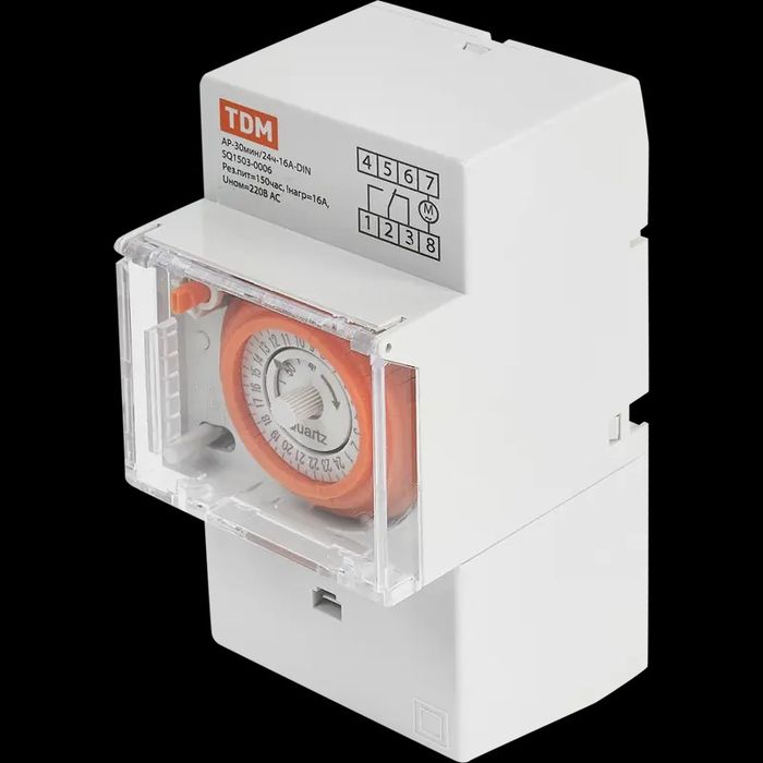 Реле аналоговое суточное TDM Electric АР-30мин/24ч-16А