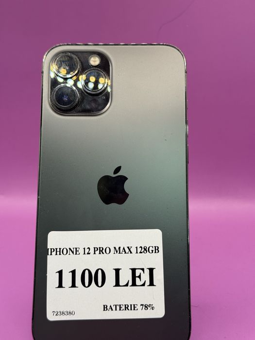 Iphone 12 pro max 128gb•amanet matei crangasi•7238