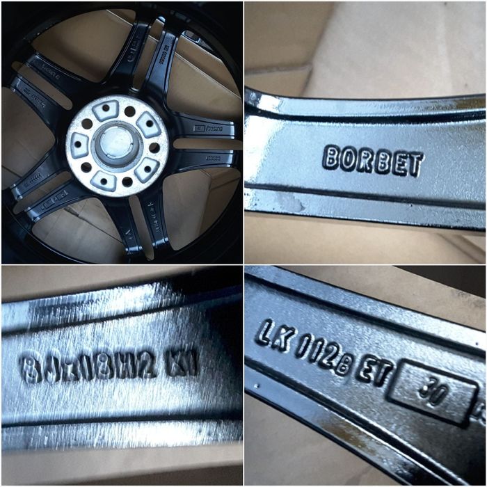 jante aliaj 18; 5x112; Bmw seria 5 G30, G31, seria 7 G11, G12, X3 G01