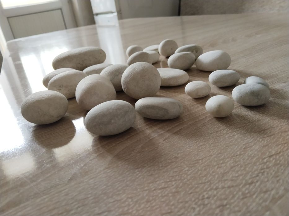Камни с речки для декора.