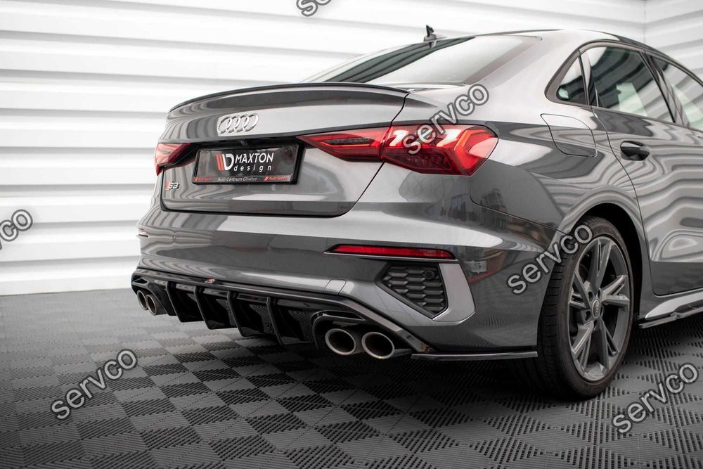 Difuzor bara spate Audi A3 SLINE S3 Sedan 8Y 2020- v18 Maxton Design