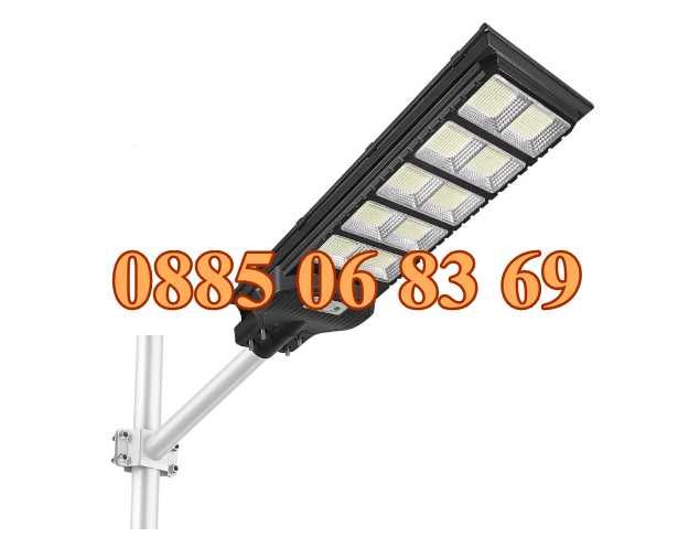 Соларна LED лампа 2000W с 10 секции, градинска соларна лампа 2000W