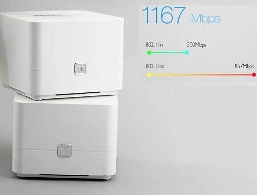 Sistem mesh Wi-Fi Totolink T6 AC1200 (2-pack), Dual band, 5GHz, 2,4GHz