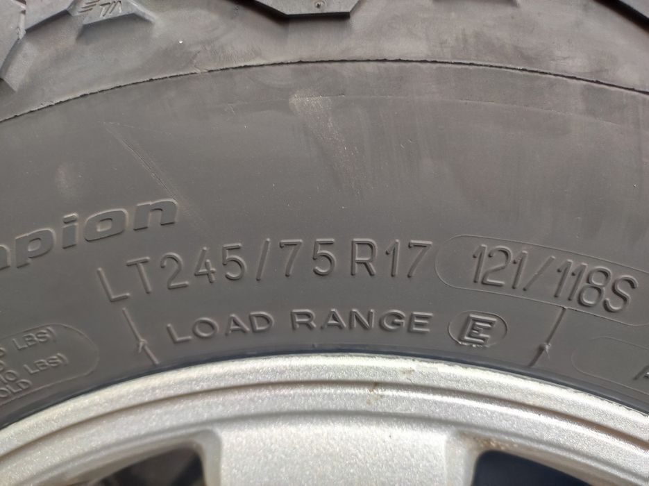 Шины 245/75/17 BFGoodrich