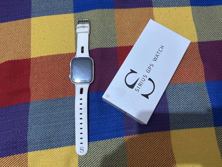 Белые часы рабочие детские