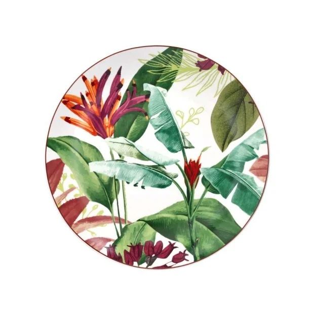 Сервиз за хранене в тропически стил