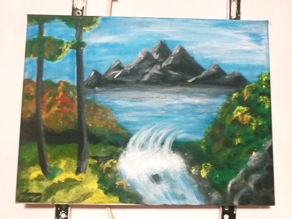 Tablou pictat manual