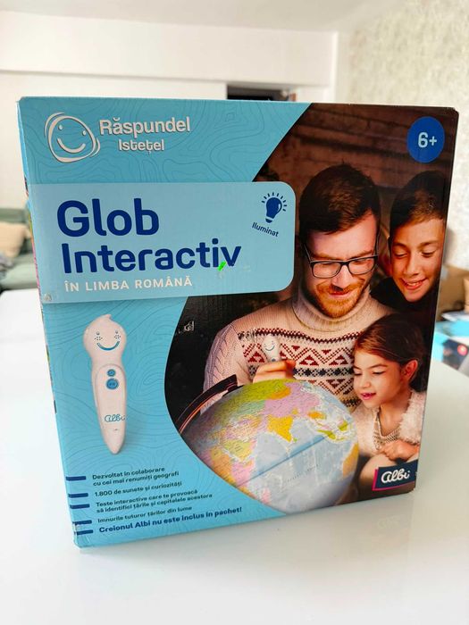 Glob interactiv Răspundel Istețel în limba română – nou, 6+ ani