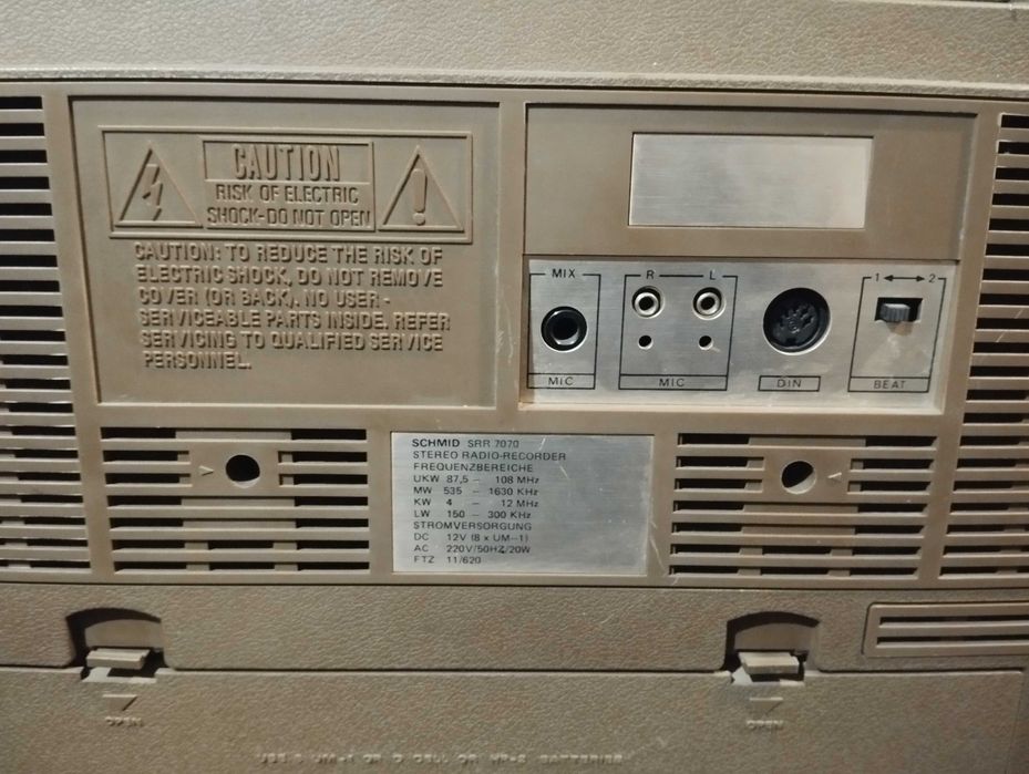 radiocasetofon japonez