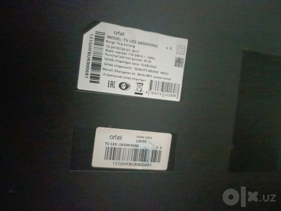 Artel 50 smart tv